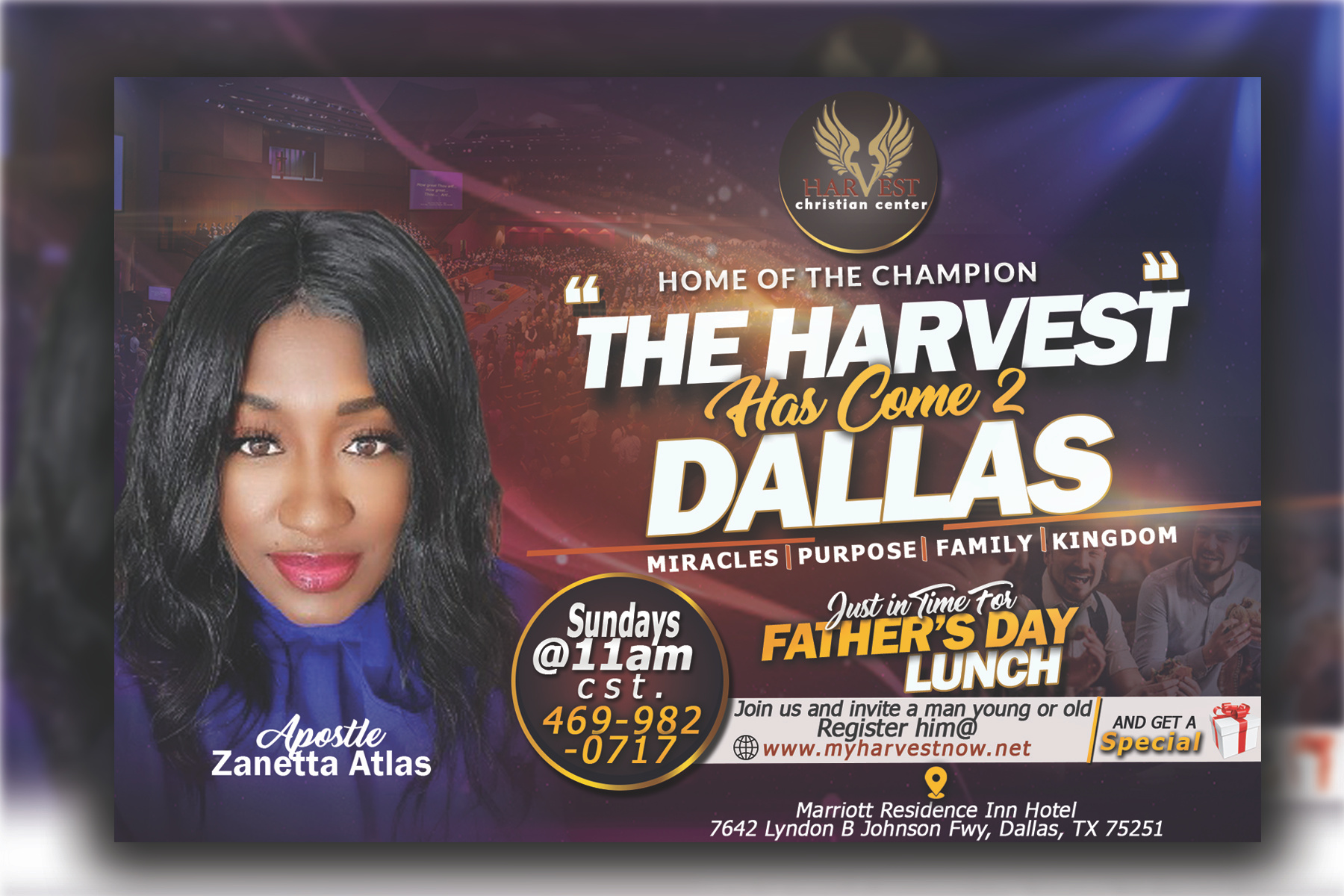 Example of Church Or Event Flyer Design